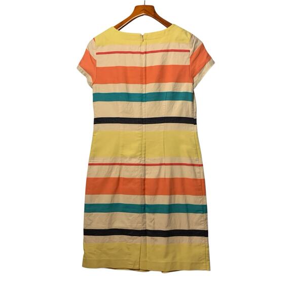Tommy Hilfiger women’s Striped Short Sleeve linen blend preppy dress size 6 - Picture 6 of 9